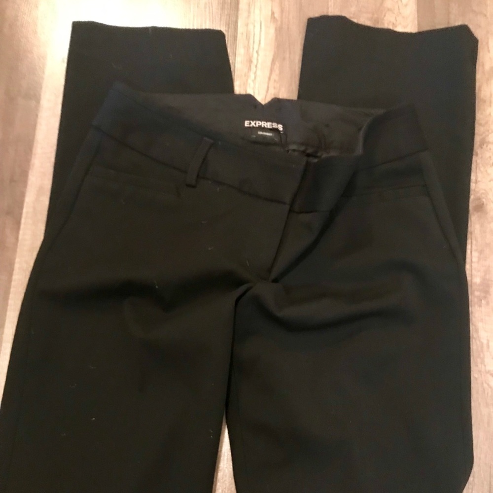 Express columnist barely bootcut dress pants